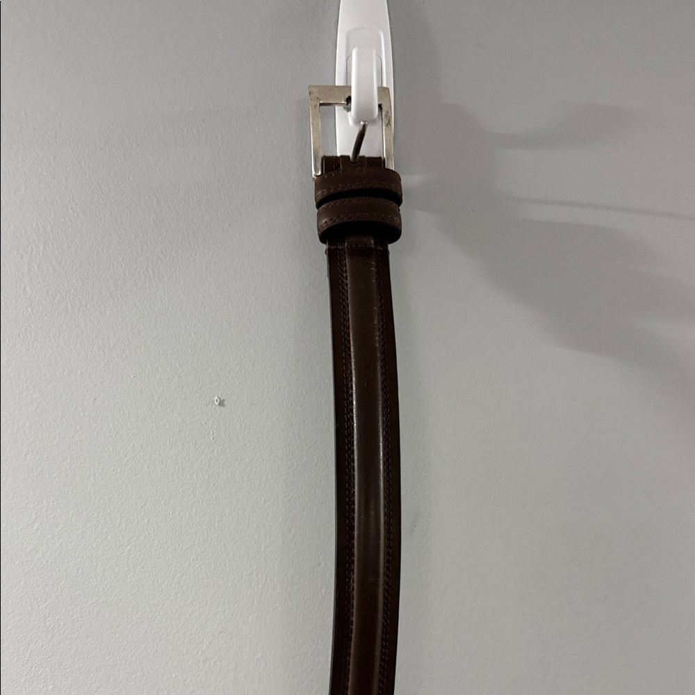 Classic Brown Leather Belt